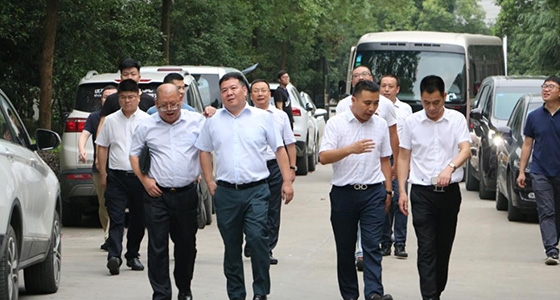 Parque de incubación de peque?as y microempresas Zhou Heping Ante, alcalde del condado