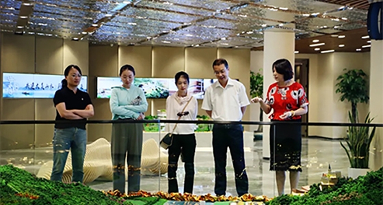 麗水市大花園建設(shè)工作專項督查組考察東堡山規(guī)劃館